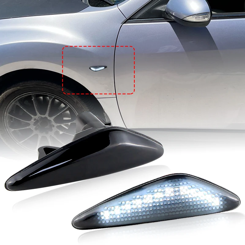 

2PCS For Fiat 124 Spider 2017-2020 Front Fender Turn Signal Indicator LED Dynamic Side Marker Light For Nissan OEM# N24351130A