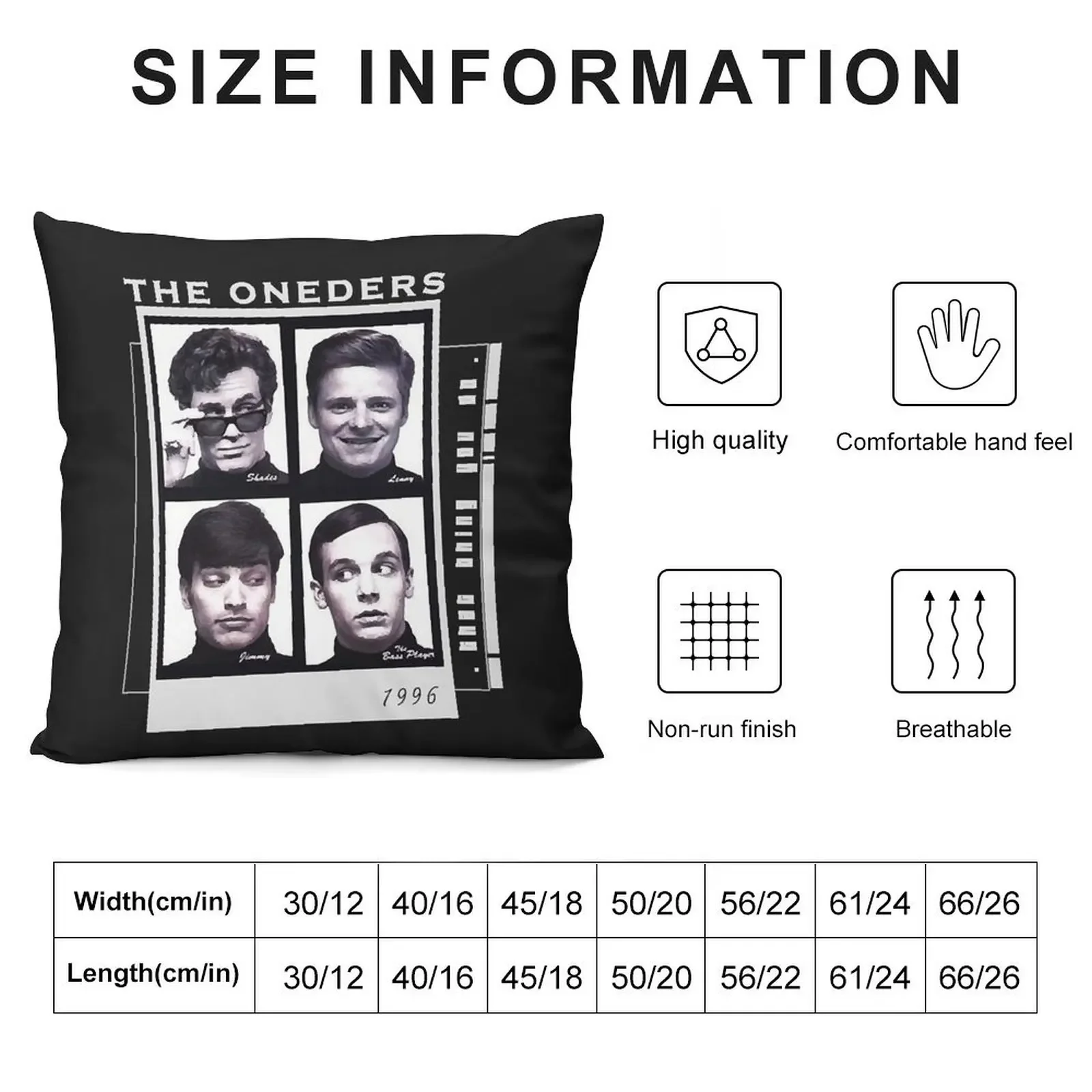 1996 - The Oneders Throw Pillow anime girl Pillows Aesthetic Custom Cushion pillow