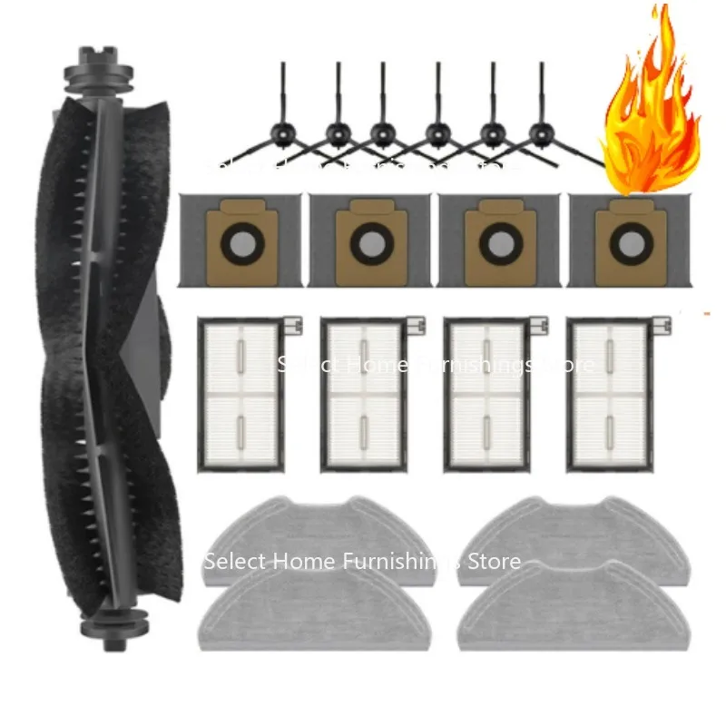 

Suitable for Sweeping Robot X8Pro Accessories Main Brush Side Brush Dust Bag Filter Mop Rag