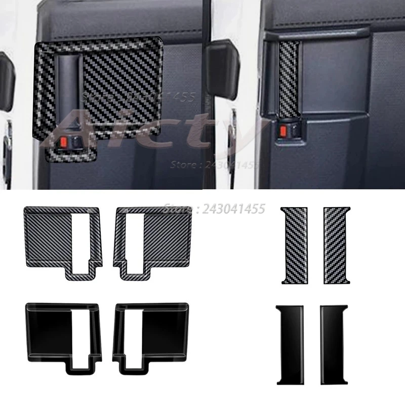 For TOYOTA ROOMY CUSTOM 2022 2023 2024 ABS Inside Armrest Window Lift button glass Switch cover Trim gear shift Accessories