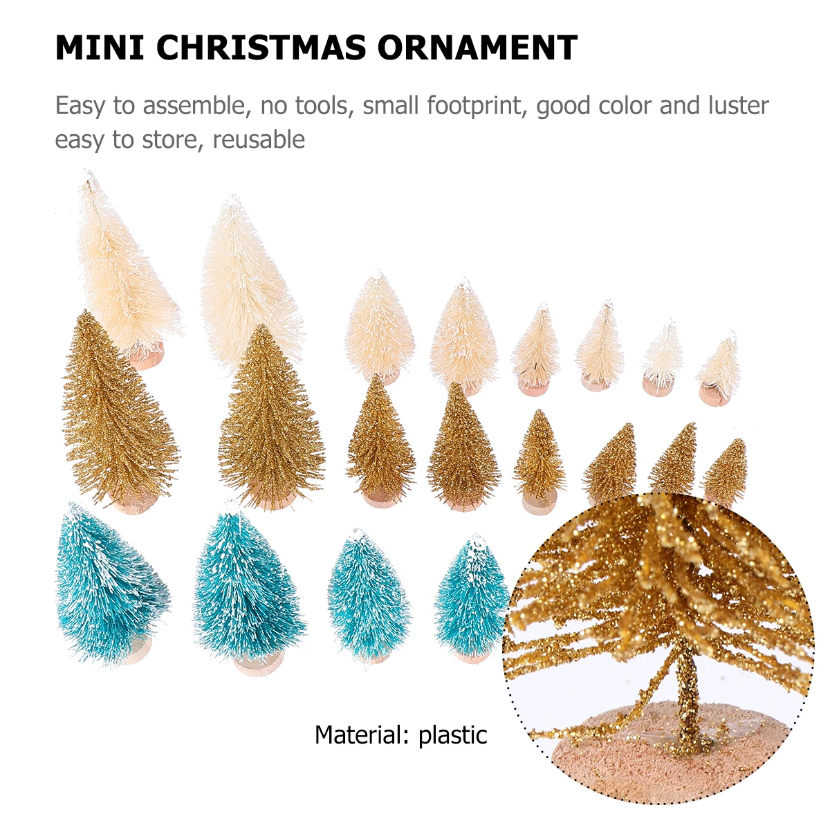 

24pcs Christmas Tree Adornment Mini nament Lightweight DIY Decor Scene Layout Prop Holiday Gift HomeDecoration