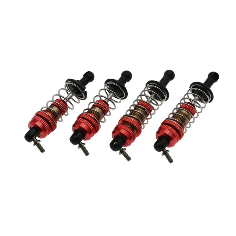 Ammortizzatore in metallo e set di pneumatici in gomma per SG1603 SG1604 SG1605 UDIRC UD1601 UD1602 UD1603 1/16 RC parti di automobili, bianco