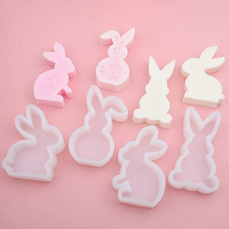 Rabbit Girl Kitchen Accessories Cooking Tools Cake Decorating Silicone Mold For Baking Fondant Sugar Craft