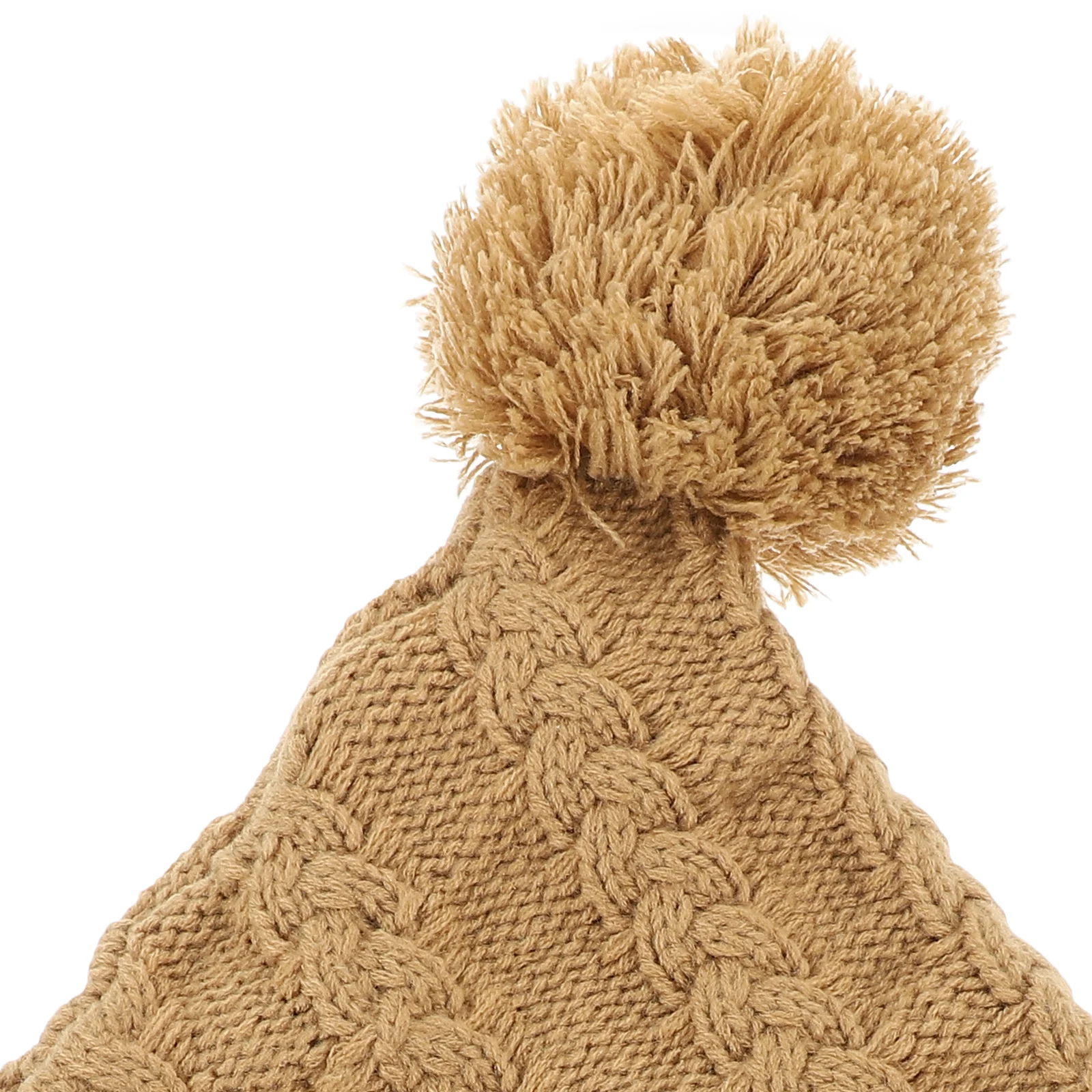 

Dog Winter Hat Knitted Pet Yarn Headgear Warm Wool Lining Adjustable Size Small Dog Hat Fashionable Simple Style