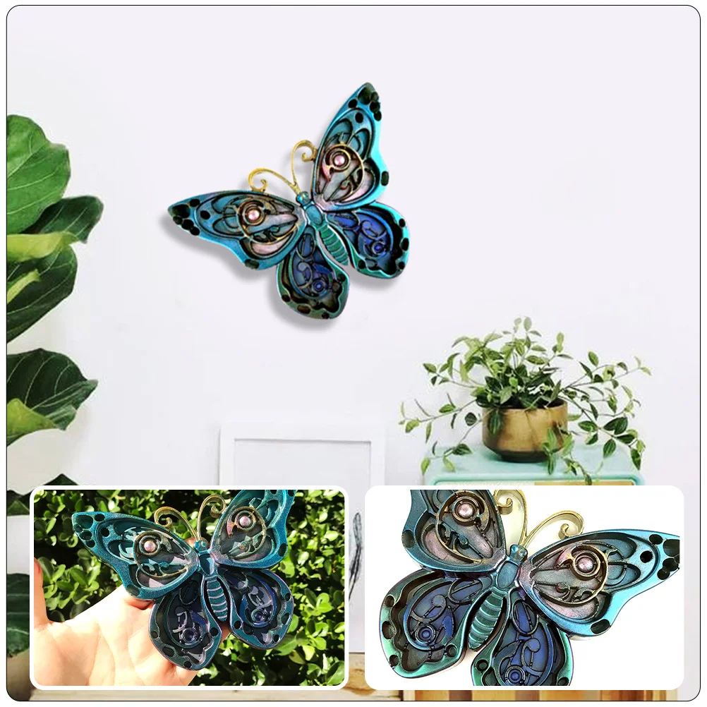 

Butterflies Wall Art Silicone Mold Diy Crafts Epoxy Casting Reusable Mold For Doorplate Decor Handicraft Making Kit