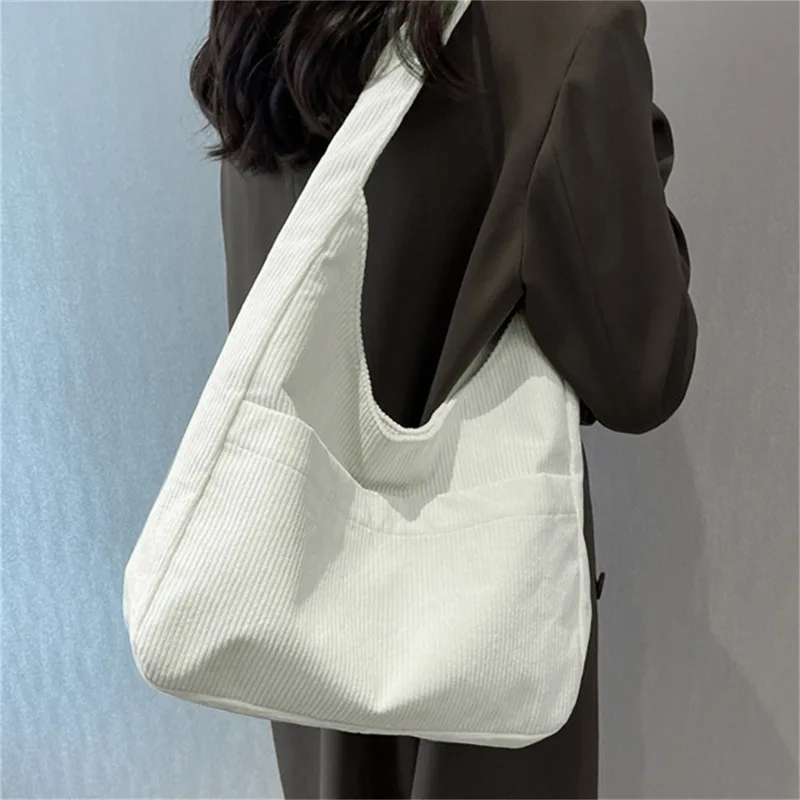 Large Capacity Tote Bags Women\'s New Trendy Shoulder Bag Simple And Versatile Commuter Bag Fashion Trendy Student Classroom Bags