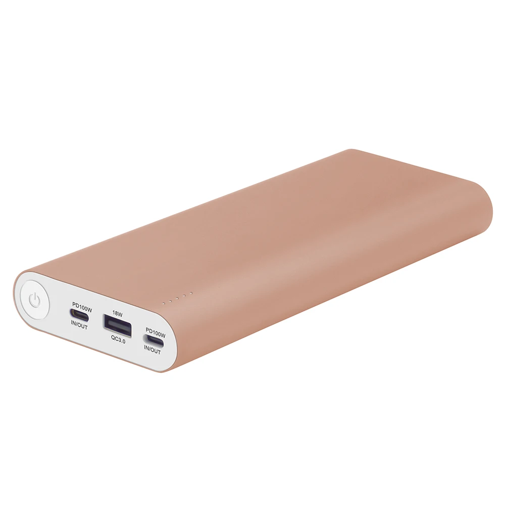 New Version PD 45W 65W 100W Portable Charger 26800mAh USB Type-C Power Bank Fast Recharge for Macbook and Mobile Devices