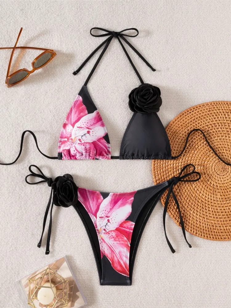 ملابس السباحة امرأة ملابس السباحة مثير بيكيني جديد رفع البيكينيات مجموعة البرازيلي المايوه ملابس للنساء Biquini قطعتين الدعاوى