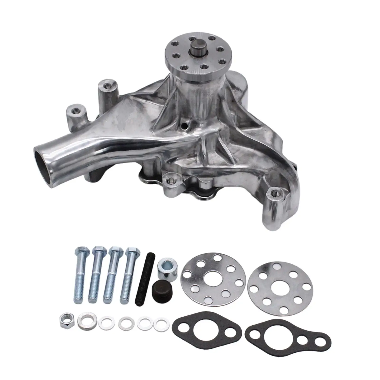 

Long Water Pump Replace Parts Polished Fittings Small Block Easily Install