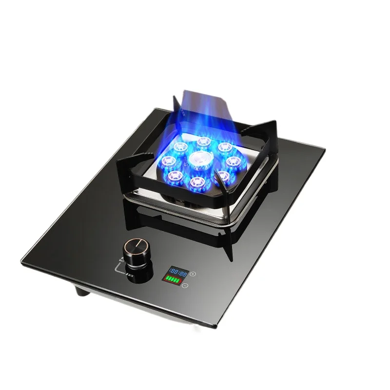 

Gas range, fire, domestic LNG, desktop recessed, single cooker