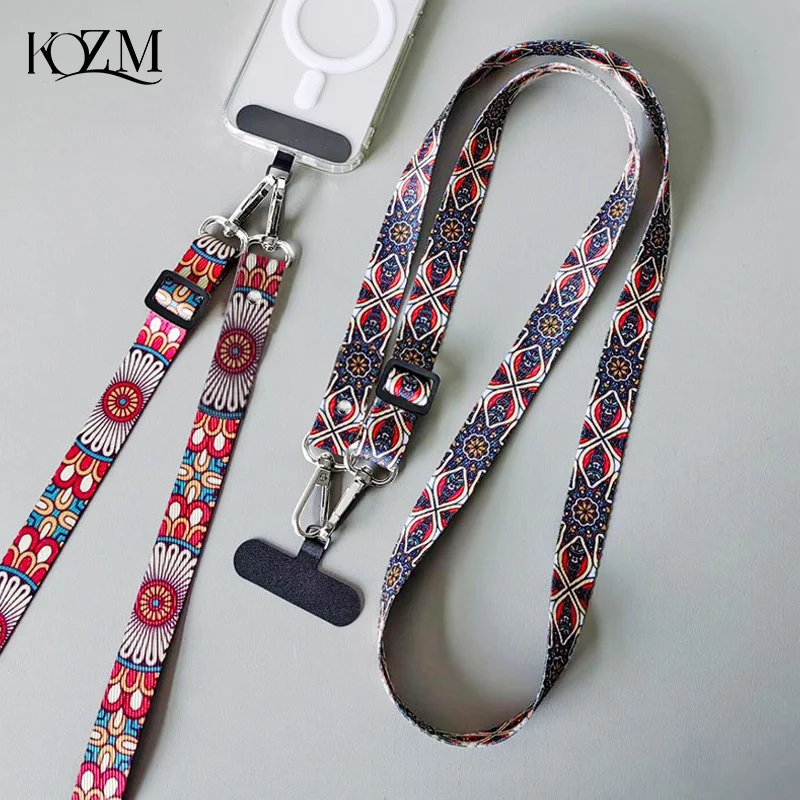 قابل للتعديل الهاتف المحمول الحبل Crossbody الرقبة حزام معلق الحبل مفتاح مكافحة فقدان حبل مع طوقا العالمي لجميع جراب هاتف