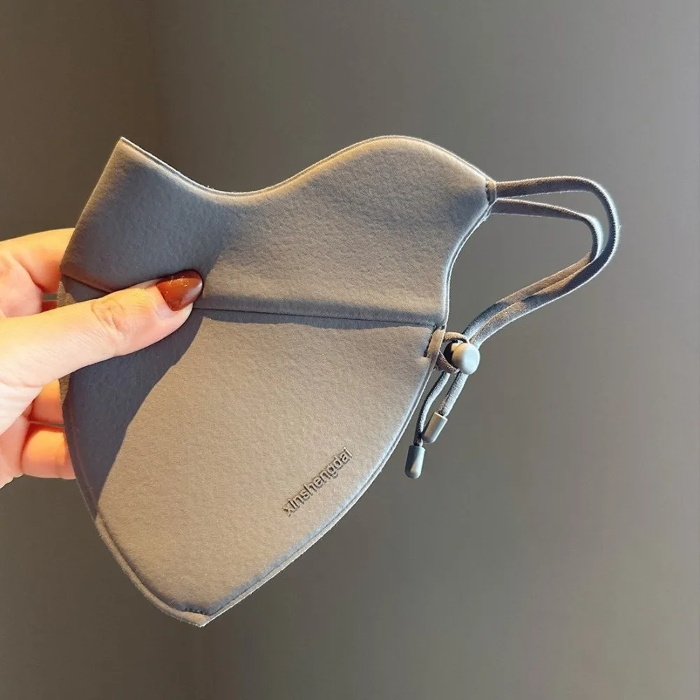 Nuova maschera calda Dralon Maschera antipolvere lavabile Copertura per il viso traspirante regolabile Autunno e inverno
