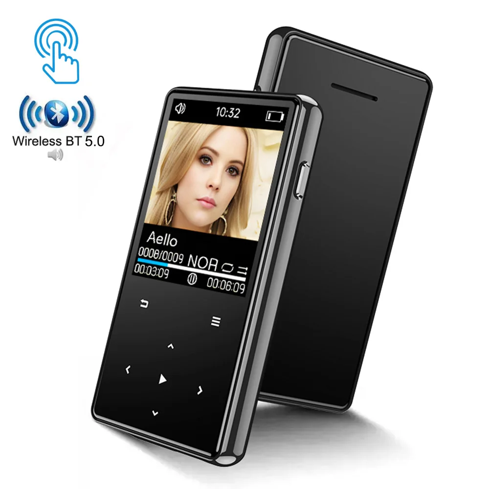 8/16/32GB MP3 MP4 Player Portable Music Player Built-in HD Speaker Music Stereo Player FM Radio Recording for Gym Camping Sports