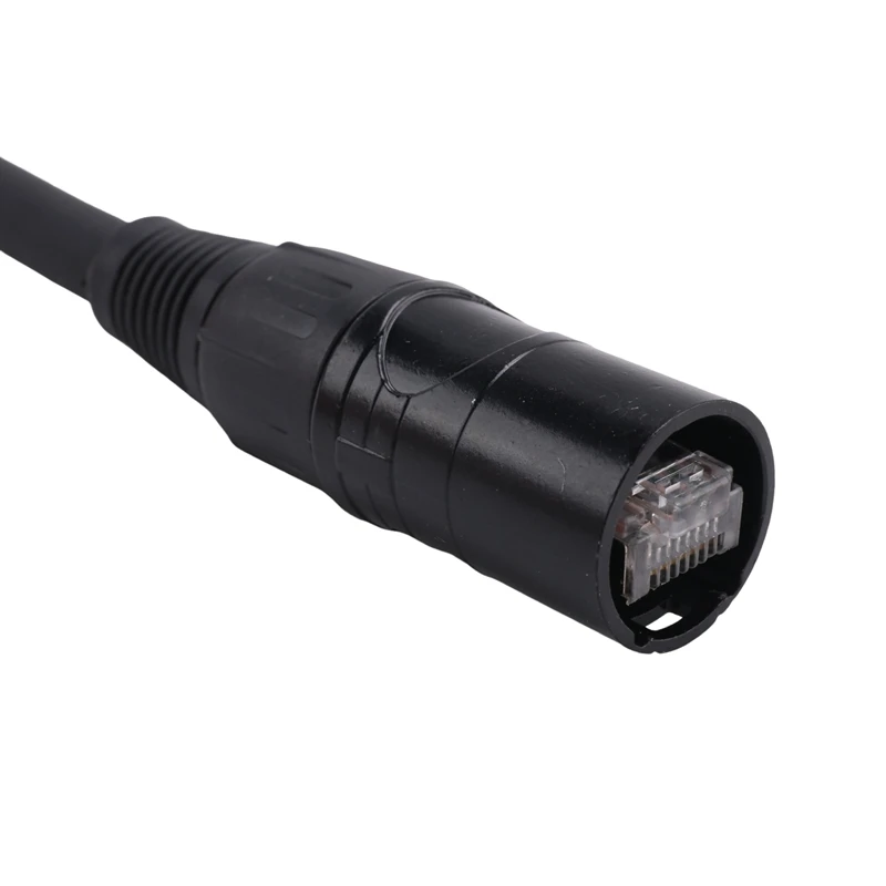 كابل CAT6 Ethercon موصل RJ45 متوافق مع EtherCON لإعدادات الاستوديو، والتجول، وإنتاج المسرح، والحفلات الموسيقية 1 متر-PZW
