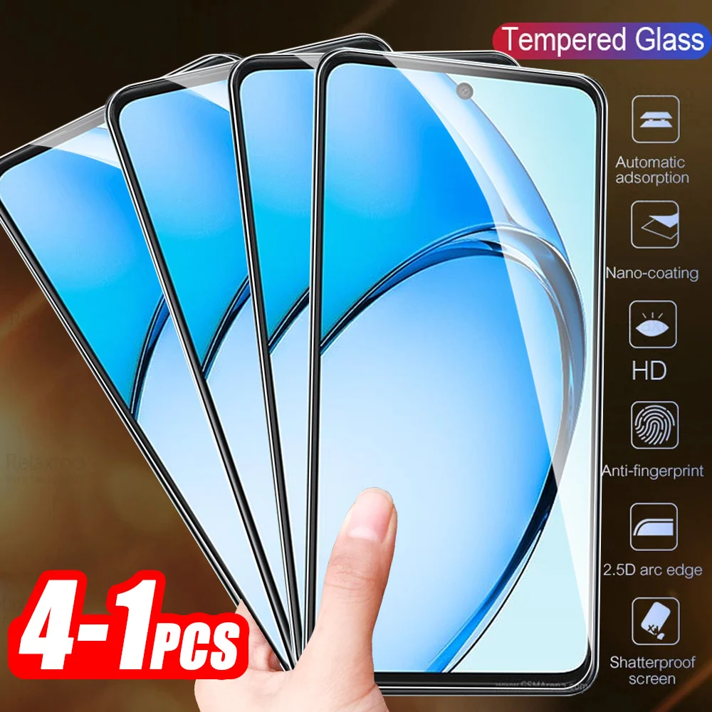 4-1Pcs Tempered Glass For Oppo A80 A 80 80A Oppoa80 Screen Protector For Oppo A60 A40 A 60 40 40M Protective Film Case Friendly