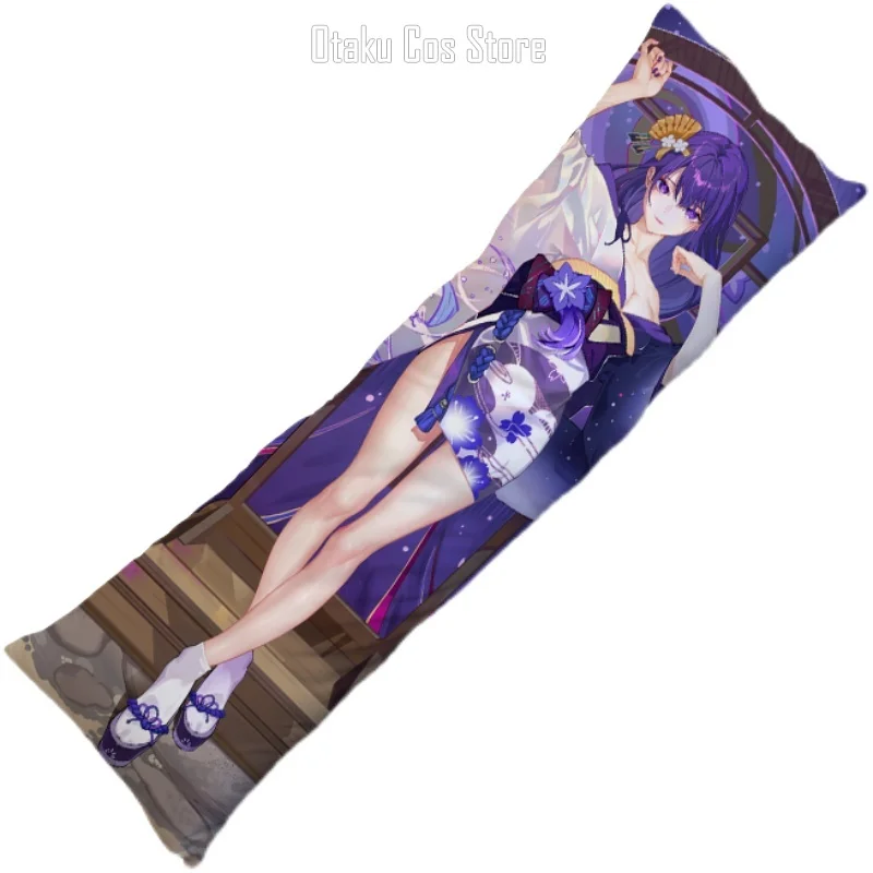 Genshin Anime Impact Raiden Shogun Baal Ragazza Sexy Dakimakura Hing Corpo Coperture per Cuscini Cuscino Biancheria da Letto Federa ECYS caso