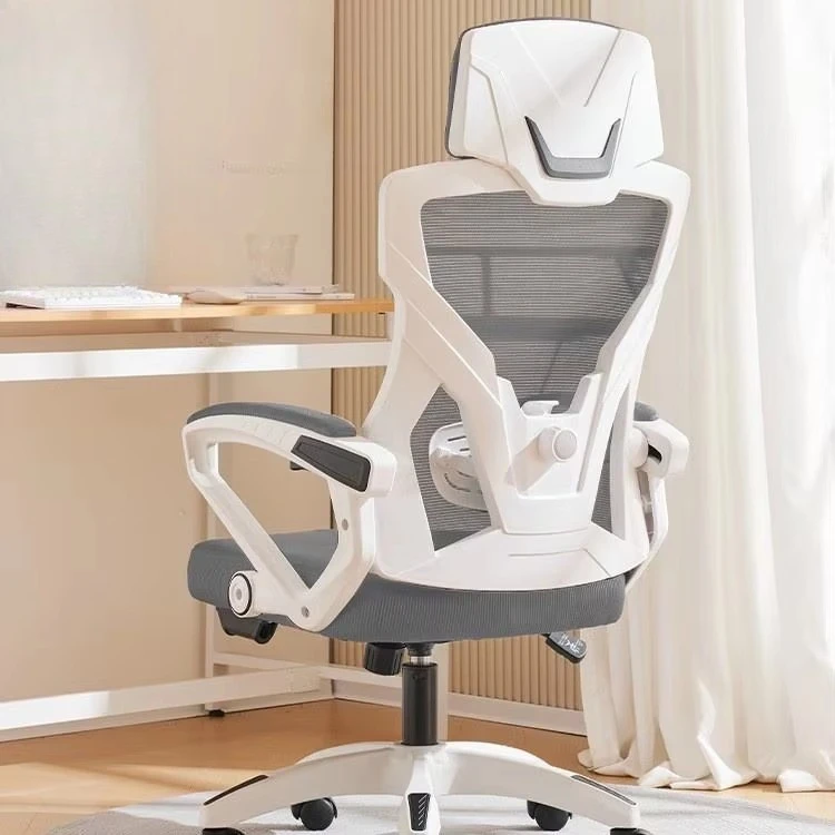 Simple boss chair with fixed armrest adjustable height rotatable