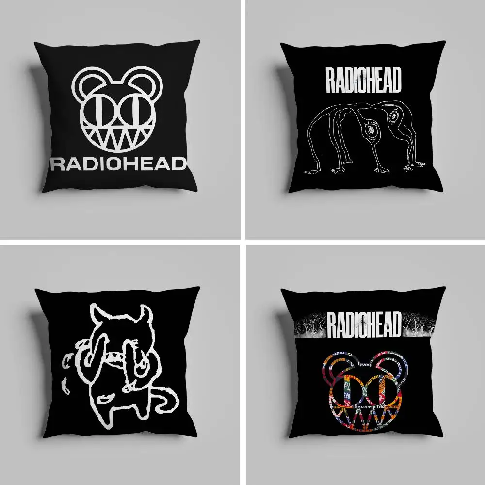 

B-British Band RadioheadS Pillow Case For Car Pillows 60x60 Cushions Luxury Double Sided Cover Home And Decoration Sofa 30x30