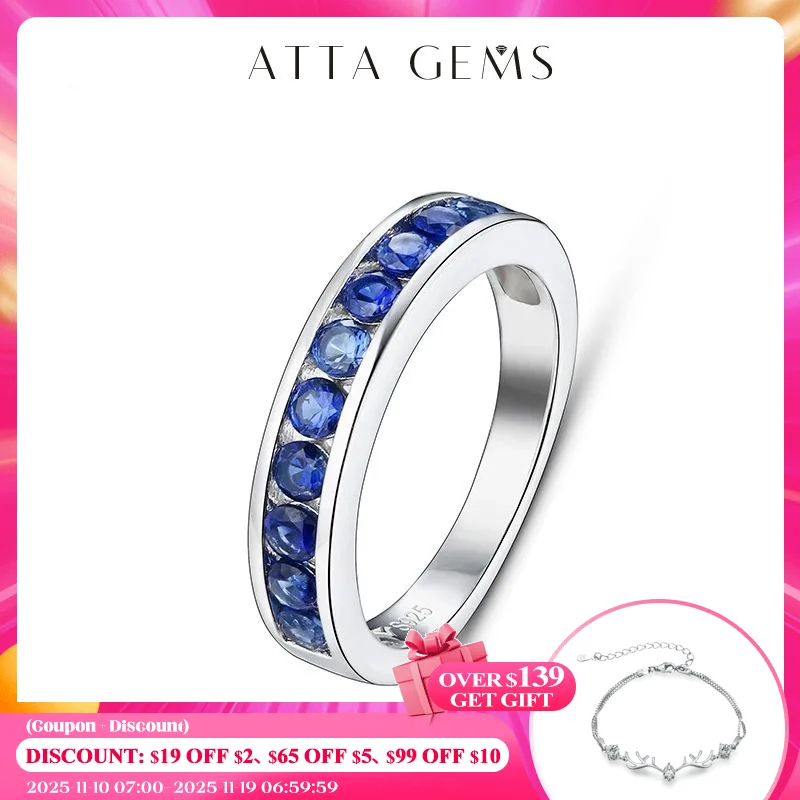 

Женские серебряные кольца с синим сапфиром, свадебные кольца в классическом стиле с искусственным сапфиром, Подарочные ювелирные украшения высшего качества