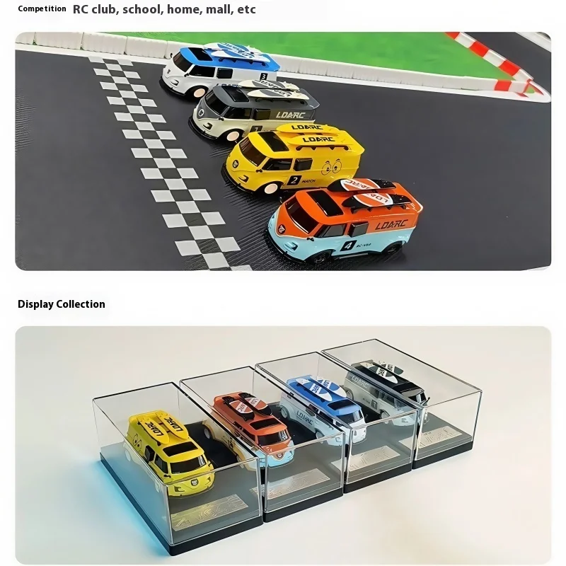 

1/64 V64 RTR RWD RC Автомобиль с дистанционным управлением LDARC Электрический мини-миниатюрный симулятор RC Модель Хлеб Гоночный автомобиль Игрушечный автомобиль PLAY ANYWHERE Подарок