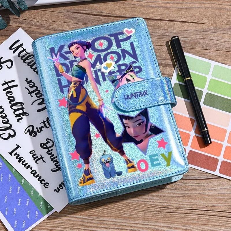 KPop Demon Hunters Derpy Rumi Mira Anime périphérique dessin animé mignon cahier personnalité créative Laser journal de vie pour garçon et fille