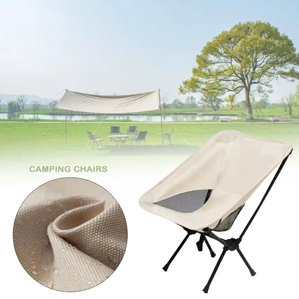 

2024 Folding Camping Chairs Detachable Ultralight Moon Chair Portable Beach Chair Outdoor