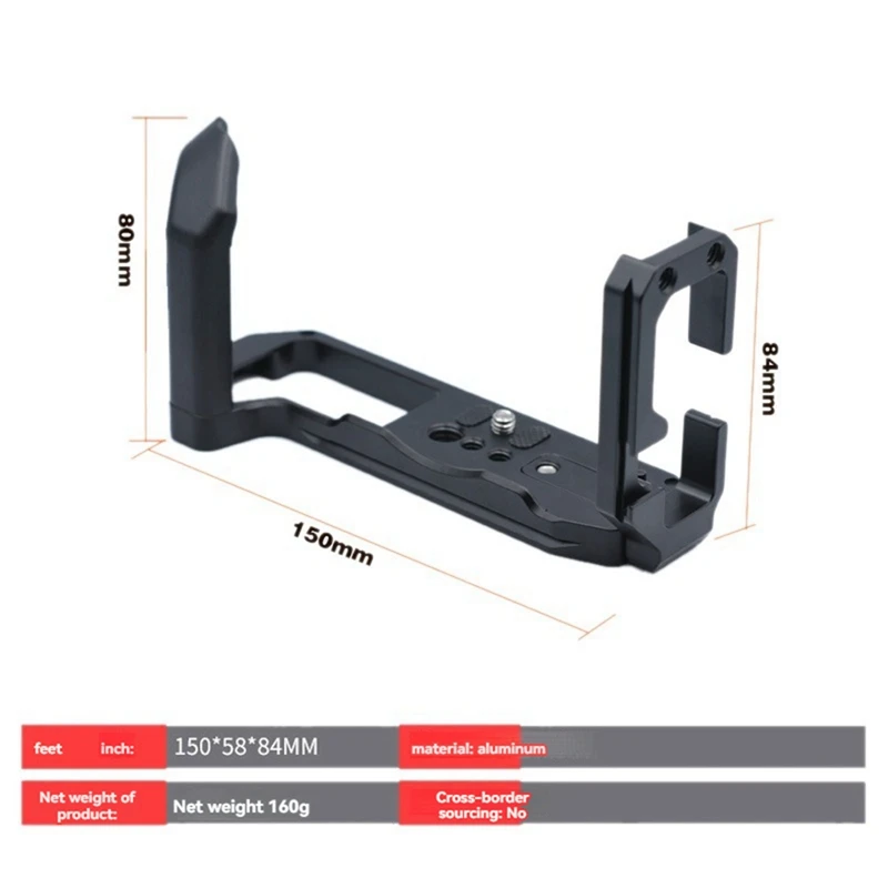 JABS Quick Release L Plate Hand Grip Bracket 1/4 Screw For Fujifilm Fuji X-T4 Camera Grip Base Holder image 6