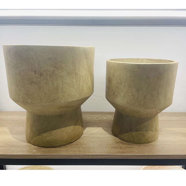 

Новинка 2026: Декоративные садовые кашпо и горшки для цветов из фиброглины для дома и улицы, большие размеры