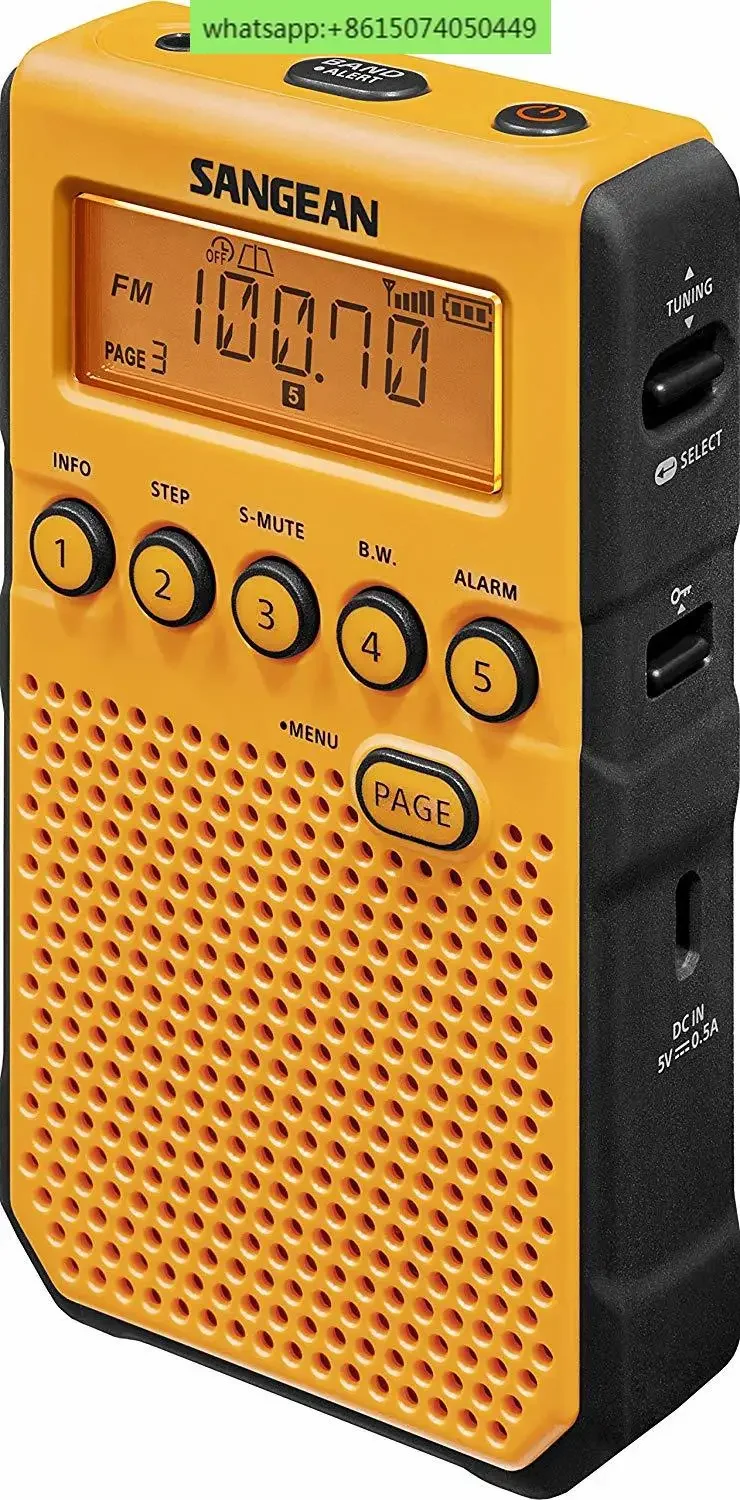 

Цифровое радио D-T-800 AM/FM, зарядка с предупреждением о погоде