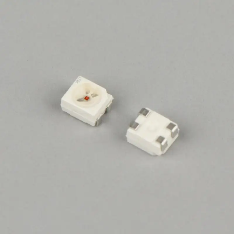 10pcs LYE6SF Patch 3528 Four Legs 3 Positive 1 Negative Common Negative Yellow Light Automotive LED Lamp Beads SMD4