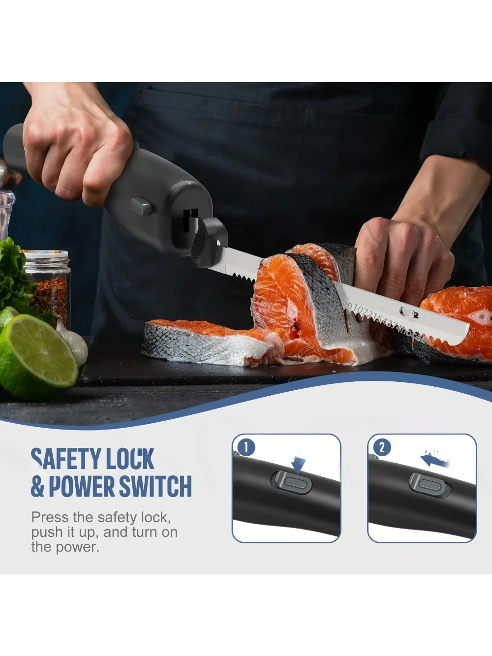 Electric bread knife household, bakery stainless steel