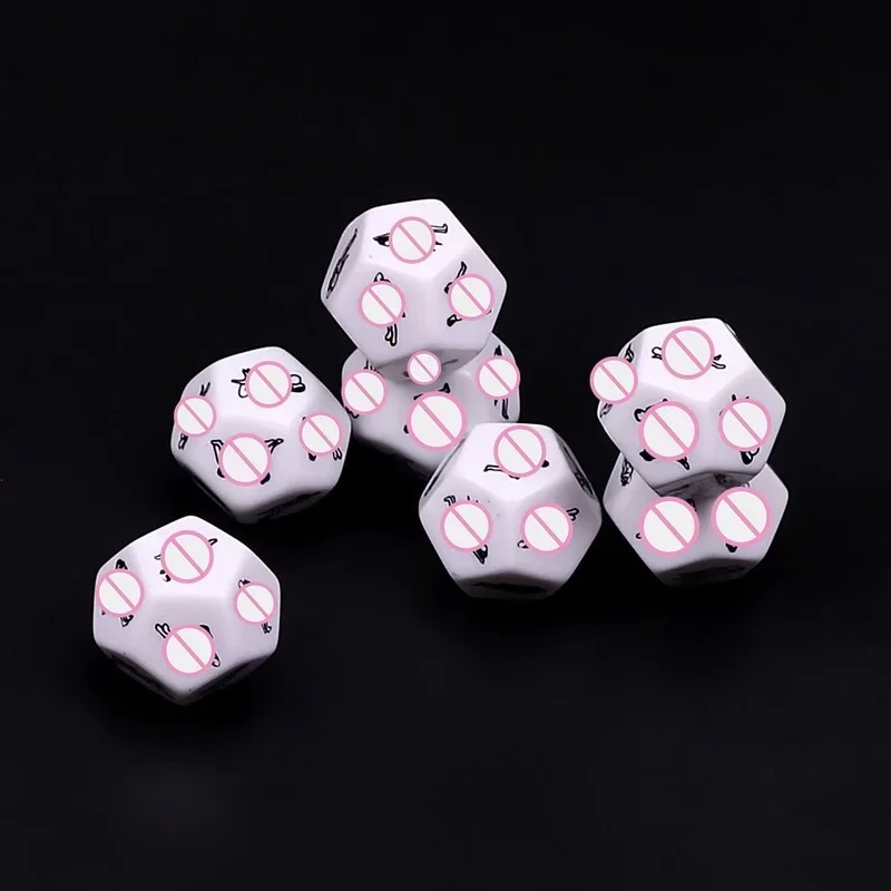 Dice Erotic Craps Sex Glow Love Dices Toys for Adults Sex Toy Noctilucent Dice Set Entertainment Game Polyhedral Dices Sexy Cube