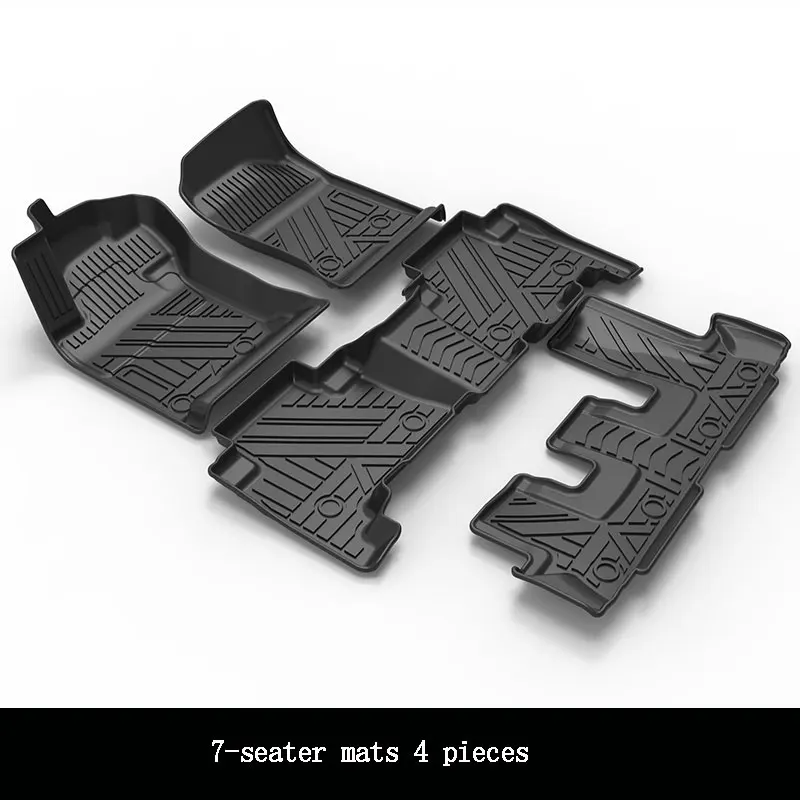 

For Toyota Land Cruiser Prado Floor Mats Custom Car All-Weather TPE Specialized Foot Mat Protection Carpet Modified