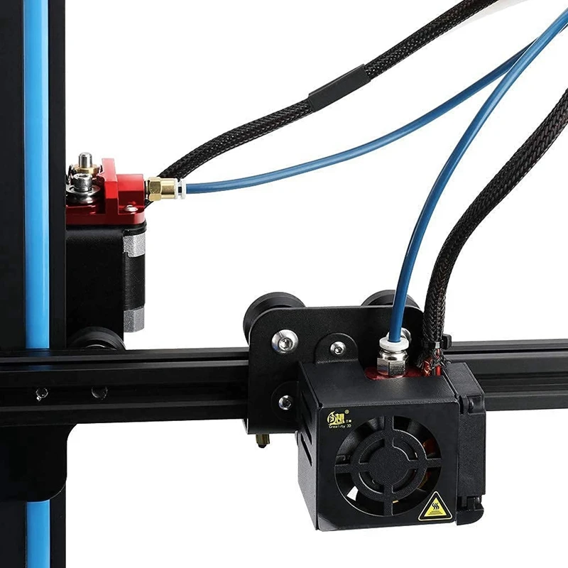 Do zestawu drukarki 3D Creality z rurką Bowdena Capricorn 1M do żarnika 1,75 mm, złącze pneumatyczne, dyszą drukarki