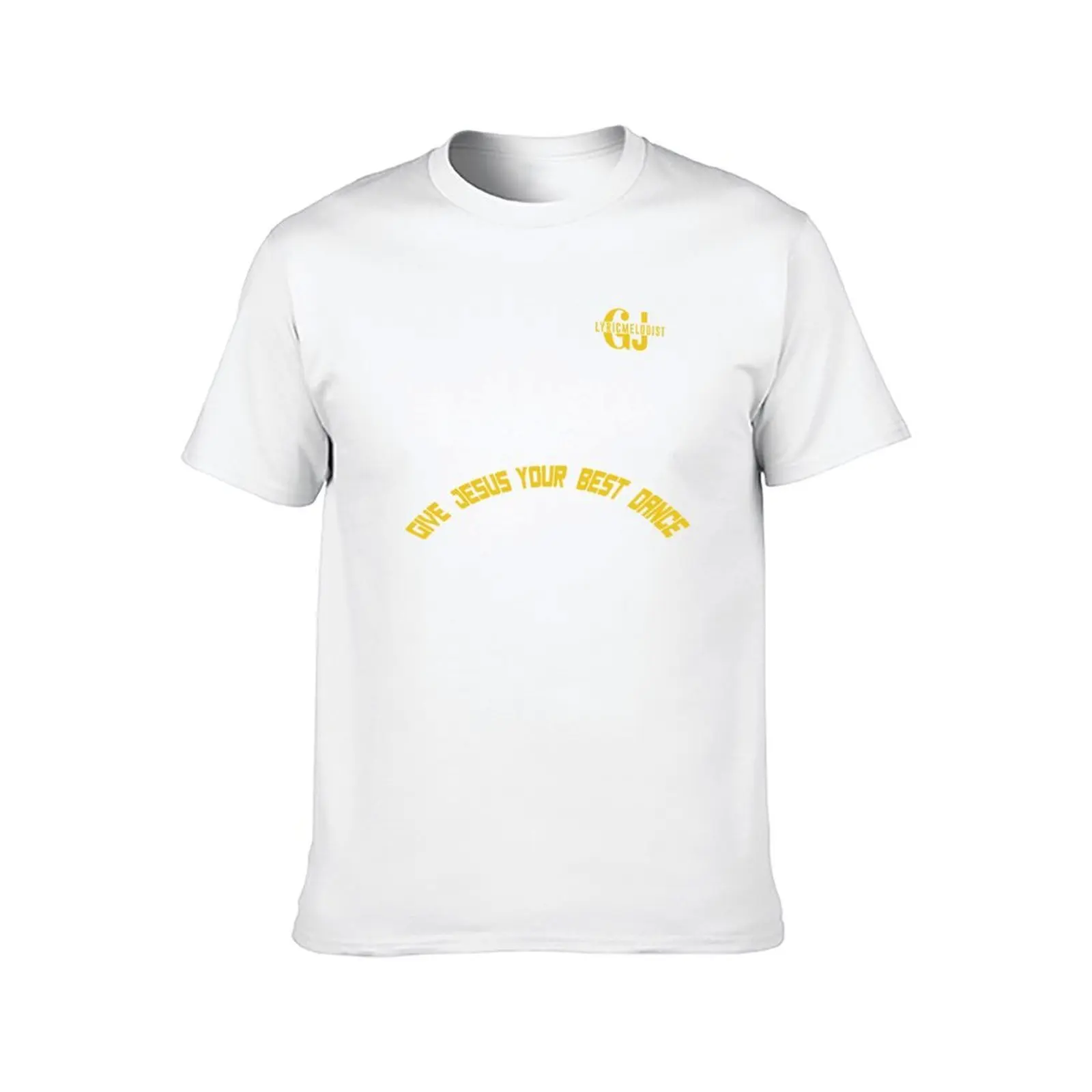 امنح يسوع أفضل تي شيرت الرقص الخاص بك تي شيرت قطني أسود عادي للرجال حزمة أنيمي تي شيرت للرجل تي شيرت