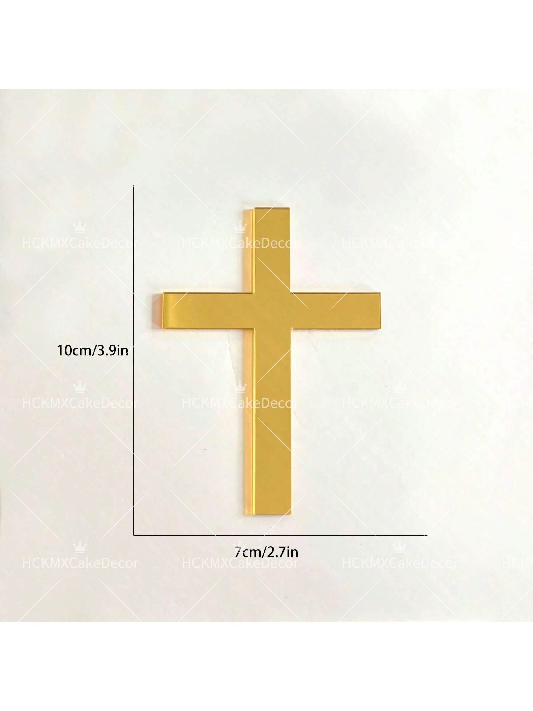 3er/6er/12er-Set Kreuz-Kuchenaufsatz Religiöse Christliche Tauf-Kuchendekoration Erstkommunion Taufe Party Kuchenzubehör – Detail 7