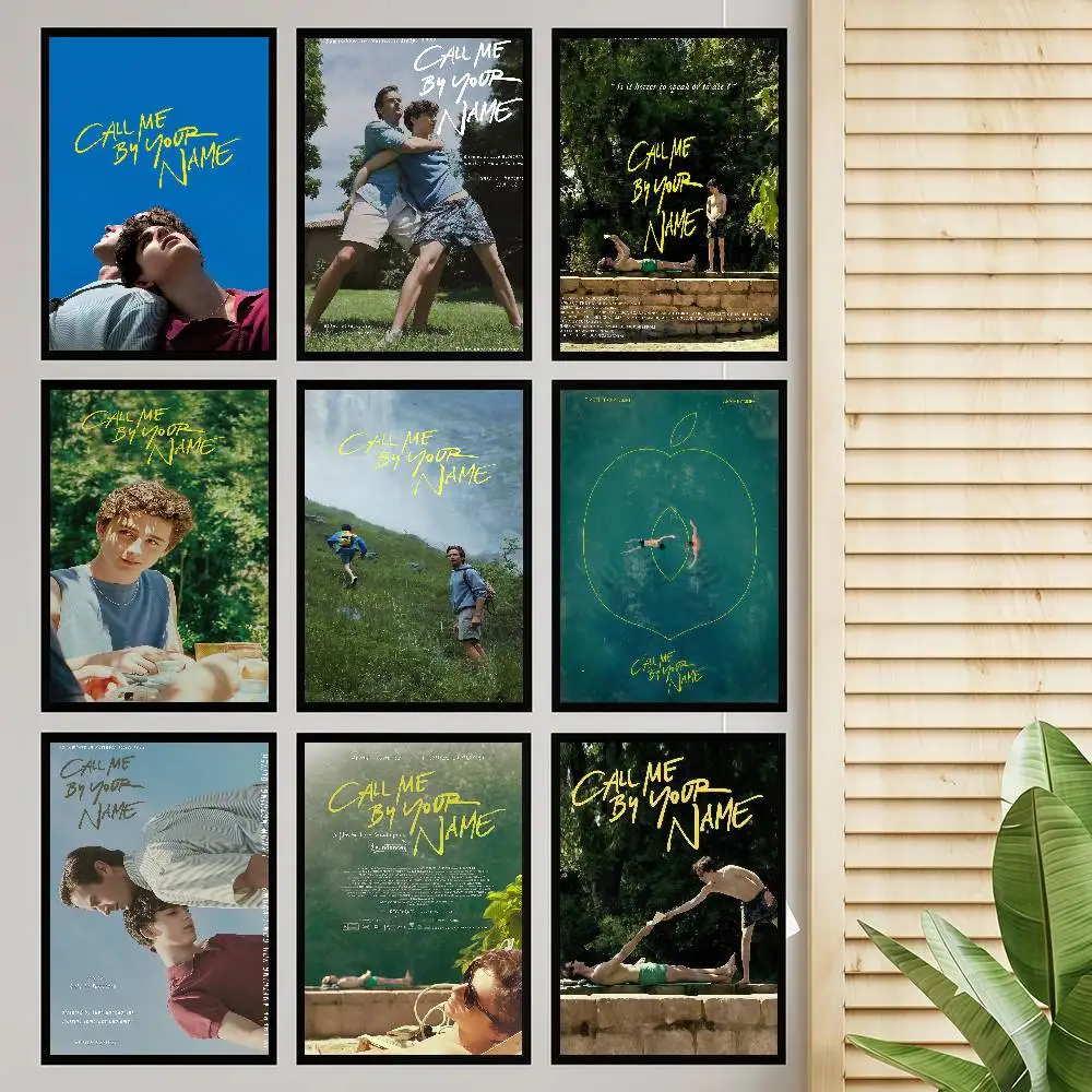 Call Me By Your Name Vintage-Poster, klebrige Whitepaper-Drucke, Poster, Kunstwerke, Poster, Wandaufkleber