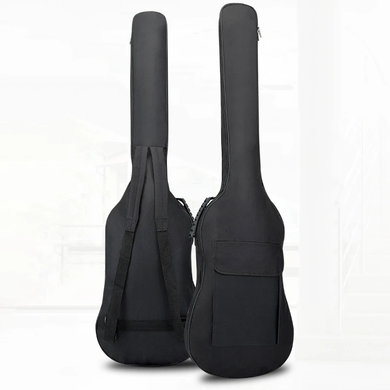 エレクトリックベースギターバッグ、ギグバックパック、パッド入りソフトケース、軽量、防水、リッチ、5mm