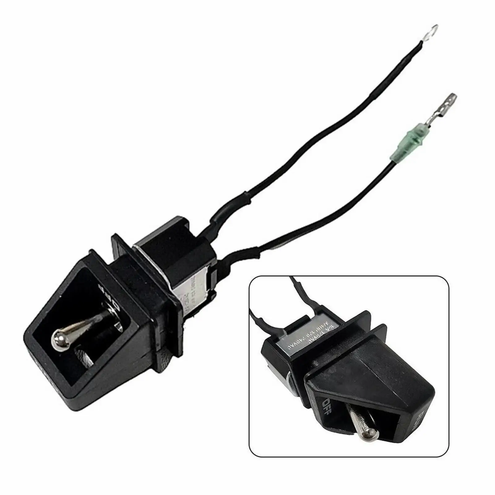 

Boat Engine Stop Switch 87-91941A8 Waterproof Design Replaces Accessory Spare Parts for Yachts Boat Keyless Sturdy Professional