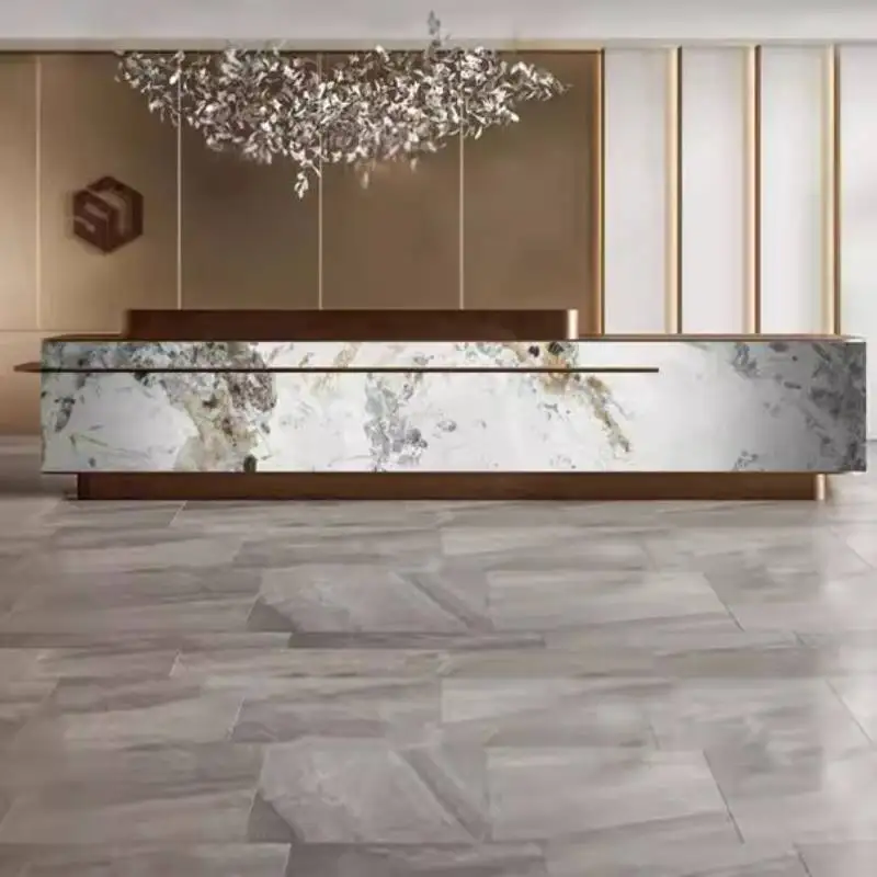 Checkout Hotels Reception Desks Counter Modern Business Clothing White Desk Beauty Classic Bancone Per Negozio Office Furniture