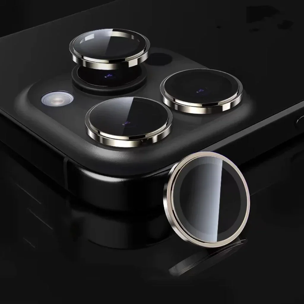 2-3pcs 3D Tempered Glass Metal Camera Lens Protector For IPhone 17 Pro Max 17Air 16 14 15 Pro Max Protection Protective Film
