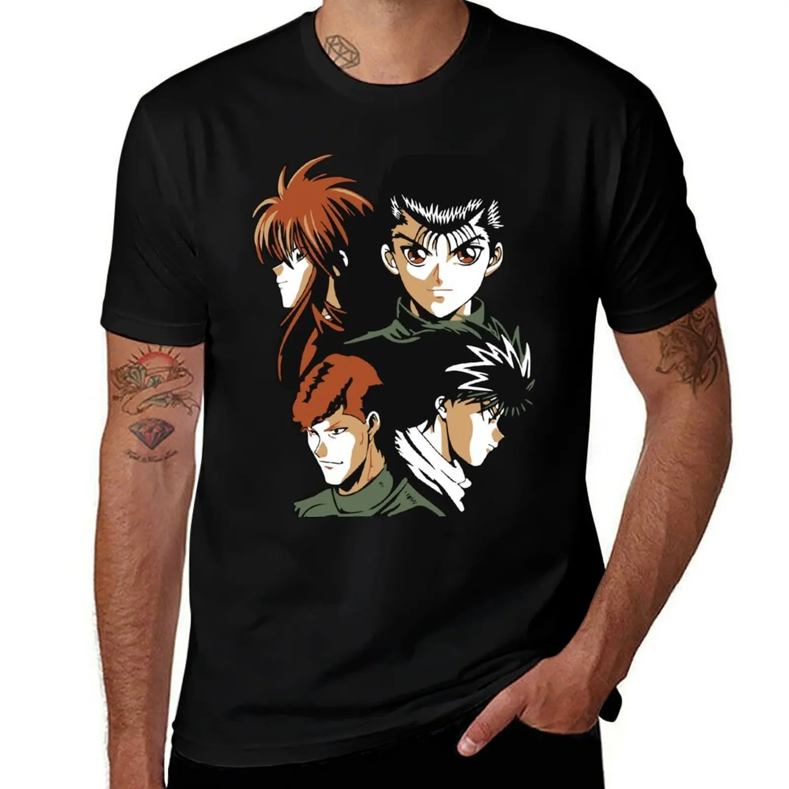 

Classic Yu Yu Hakusho T-Shirt Running Performance Short Sleeve Tee