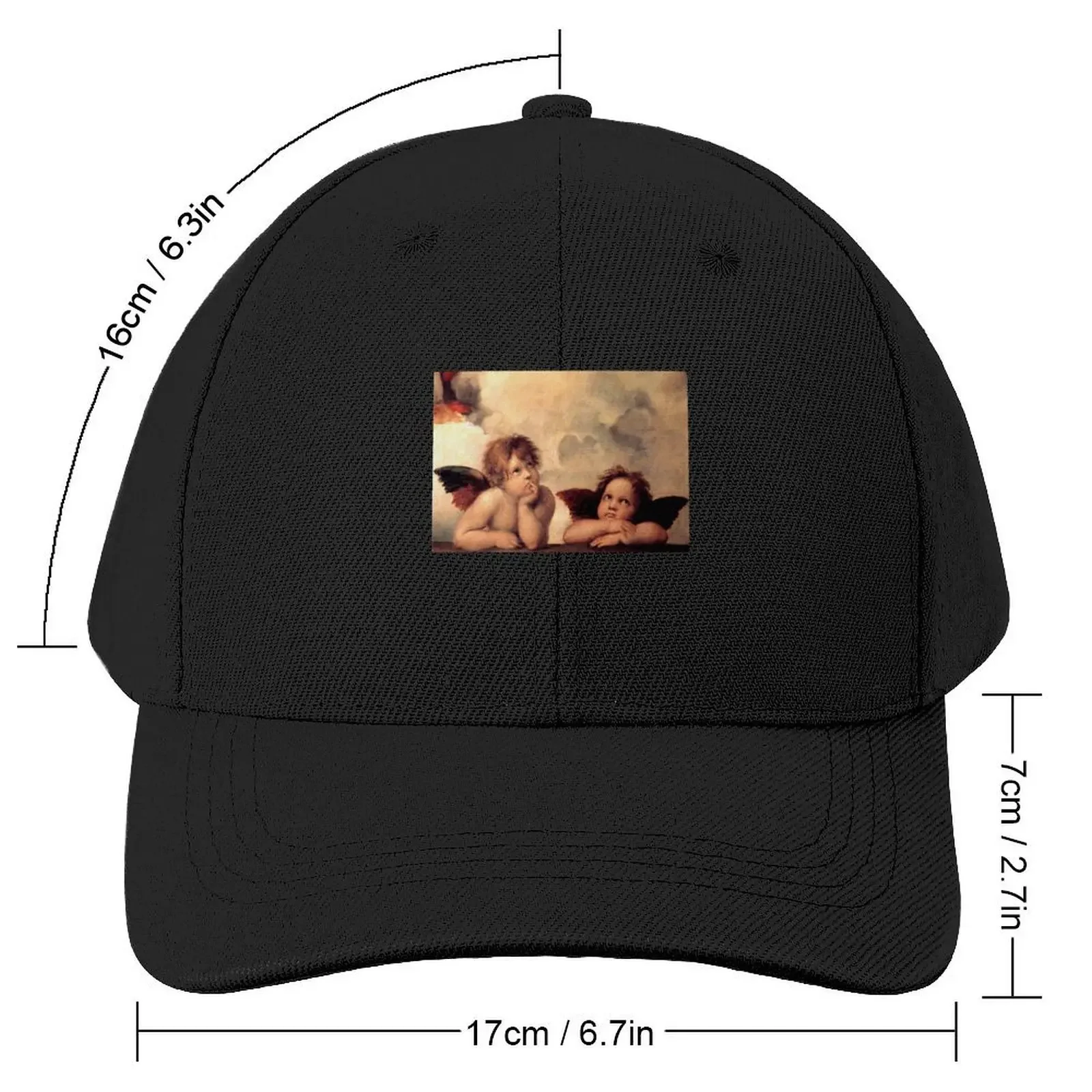 Madonna Sistina Cherubs Baseball Cap Horse Hat Luxury Brand Sun Cap Rave Baseball Men Women's