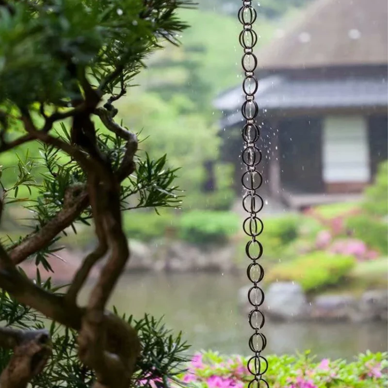 2.6m Japanese Monarch Ring Water Rain Chain
