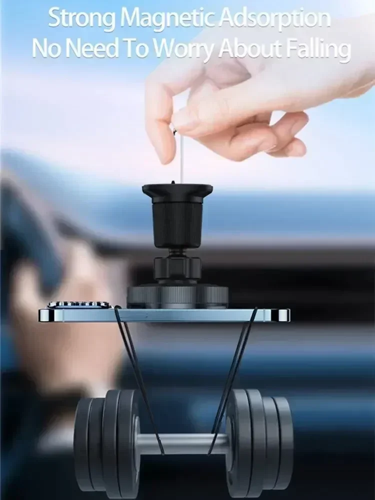 Qi2 2 in 1 Magnetic Wireless Charger Car Air Outlet Phone Mount for iPhone 16 15 14 13 Pro Max Apple Watch Fast Charging Station