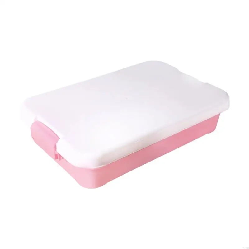 CORB Practical Sensory Bin Sand Tray with Lid Sand Toy Storage Box Stackable For Organizing Beach Play Gear And Easy Travel
