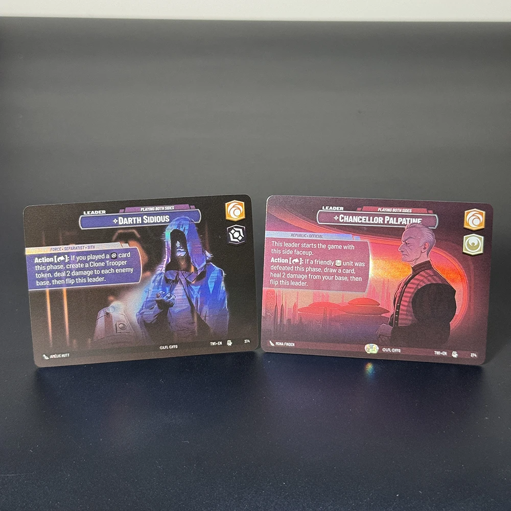 SWUDB Twilight of the Republic (TWI) بطاقات الوكيل من الرقائق المعدنية من جانب Ahsoka Tano Anakin Skywalker Asajj Ventress Captain Rex Count Dooku