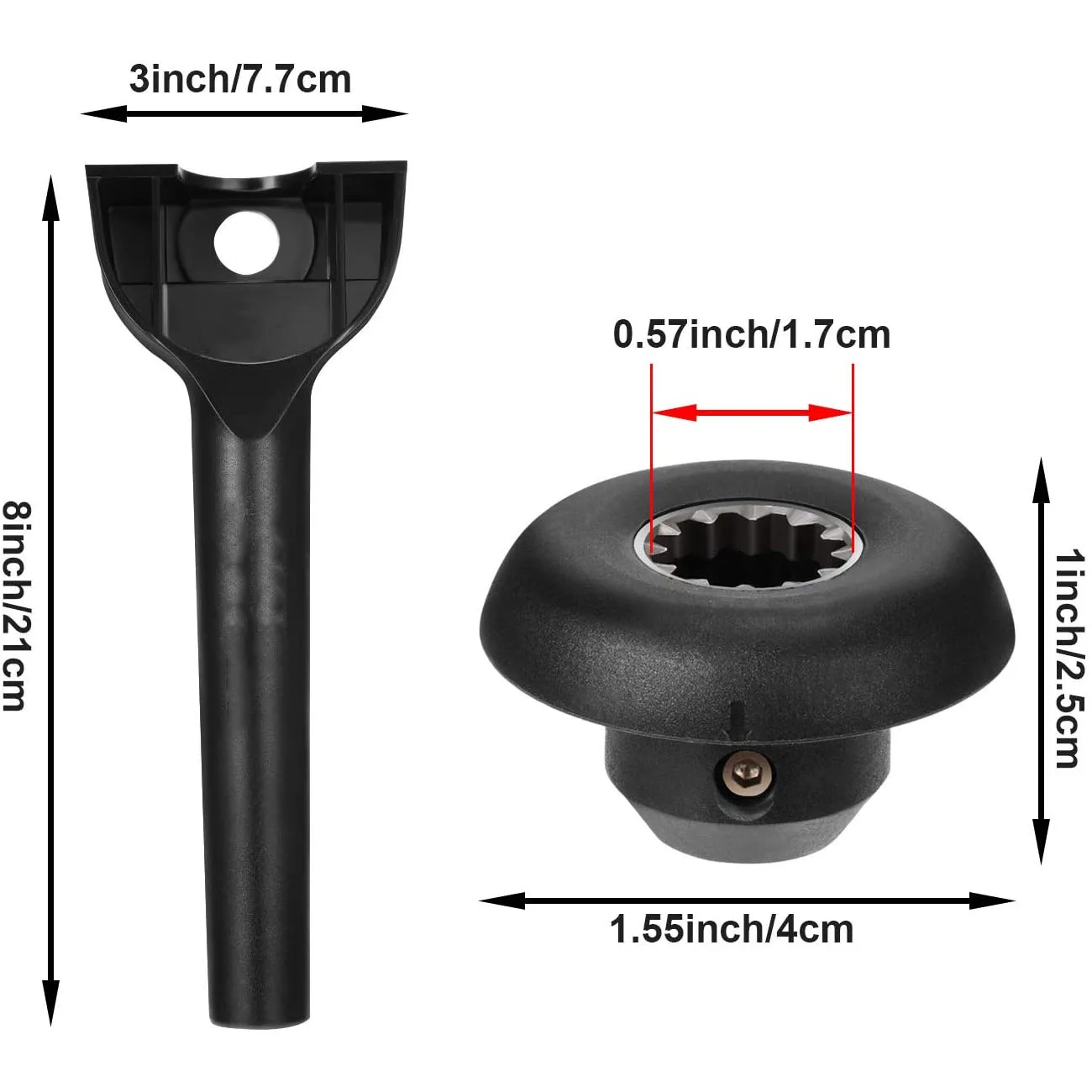 Blender Blade Removal Tool Wrench, Drive Socket, Hexagonal Wrench Blender Repair Replacement Kit for Vitamix Blender