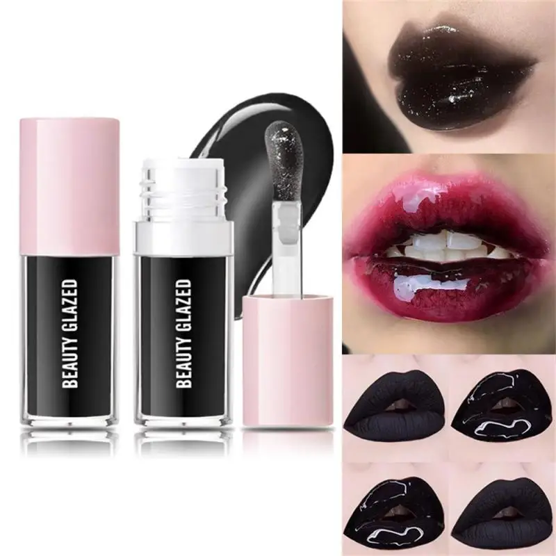 Transparent Colorless Lip Oil Beautiful Must-have Lipstick Smooth Lip Balm Luxury Gloss Care Oil Lip Care Black Lip Oil Tonic