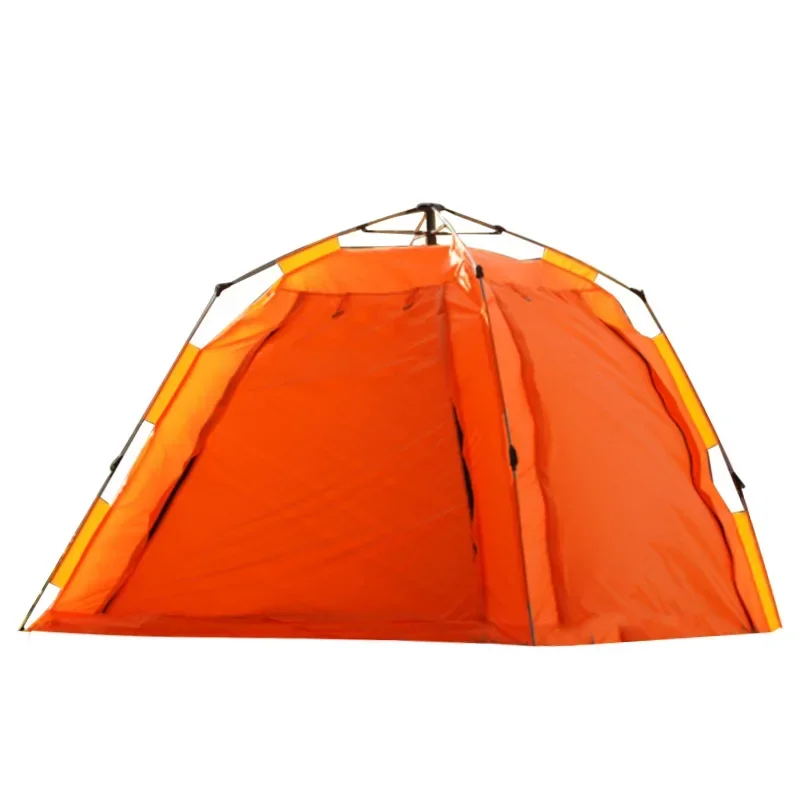 

Tent outdoor full set of portable folding automatic camping camping two rooms and one living room tent waterproof